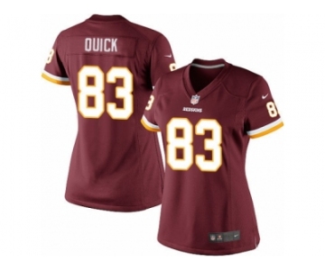 Women's Nike Washington Redskins #83 Brian Quick Limited Burgundy Red Team Color NFL Jersey