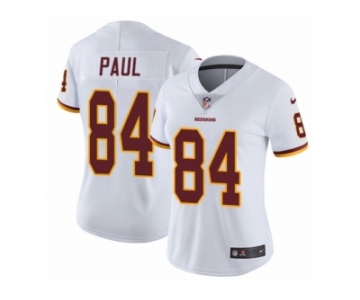 Women's Nike Washington Redskins #84 Niles Paul Vapor Untouchable Limited White NFL Jersey