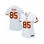 Women's Nike Washington Redskins #85 Vernon Davis Game White NFL Jersey