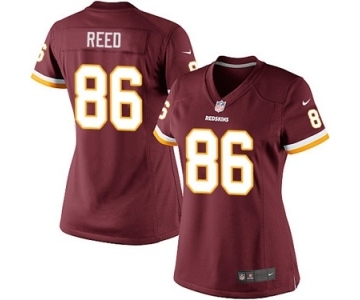 Women's Nike Washington Redskins #86 Jordan Reed Red Team Color NFL Jersey