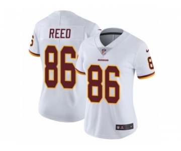 Women's Nike Washington Redskins #86 Jordan Reed Vapor Untouchable Limited White NFL Jersey