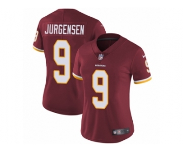 Women's Nike Washington Redskins #9 Sonny Jurgensen Vapor Untouchable Limited Burgundy Red Team Color NFL Jersey