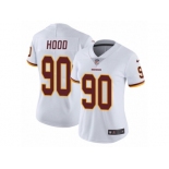 Women's Nike Washington Redskins #90 Ziggy Hood Vapor Untouchable Limited White NFL Jersey