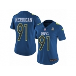 Women's Nike Washington Redskins #91 Ryan Kerrigan Limited Blue 2017 Pro Bowl NFL Jersey