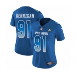 Women's Nike Washington Redskins #91 Ryan Kerrigan Limited Royal Blue NFC 2019 Pro Bowl NFL Jersey