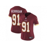 Women's Nike Washington Redskins #91 Ryan Kerrigan Vapor Untouchable Limited Burgundy Red Team Color NFL Jersey