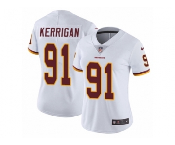 Women's Nike Washington Redskins #91 Ryan Kerrigan Vapor Untouchable Limited White NFL Jersey