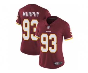 Women's Nike Washington Redskins #93 Trent Murphy Vapor Untouchable Limited Burgundy Red Team Color NFL Jersey