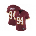 Women's Nike Washington Redskins #94 Preston Smith Vapor Untouchable Limited Burgundy Red Team Color NFL Jersey