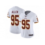 Women's Nike Washington Redskins #95 Jonathan Allen Vapor Untouchable Limited White NFL Jersey