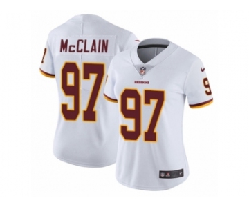 Women's Nike Washington Redskins #97 Terrell McClain Vapor Untouchable Limited White NFL Jersey