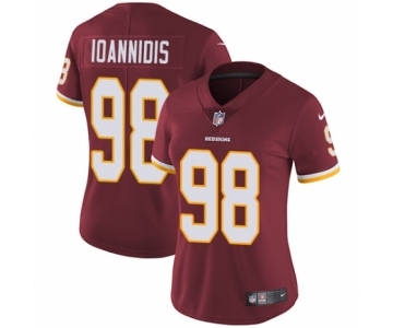 Women's Nike Washington Redskins #98 Matt Ioannidis Burgundy Red Team Color Vapor Untouchable Limited Player NFL Jersey