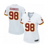 Women's Nike Washington Redskins #98 Matt Ioannidis Game White NFL Jersey