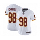 Women's Nike Washington Redskins #98 Matt Ioannidis White Vapor Untouchable Limited Player NFL Jersey