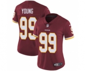 Women's Redskins #99 Chase Young Burgundy Red Team Color Stitched Football Vapor Untouchable Limited Jersey