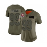 Women's Redskins #99 Chase Young Camo Stitched Football Limited 2019 Salute to Service Jersey