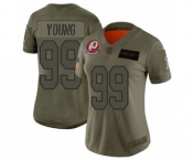 Women's Redskins #99 Chase Young Camo Stitched Football Limited 2019 Salute to Service Jersey