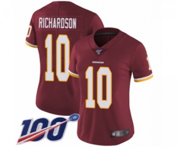 Women's Washington Redskins #10 Paul Richardson Burgundy Red Team Color Vapor Untouchable Limited Player 100th Season Football Jersey