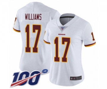 Women's Washington Redskins #17 Doug Williams White Vapor Untouchable Limited Player 100th Season Football Jersey