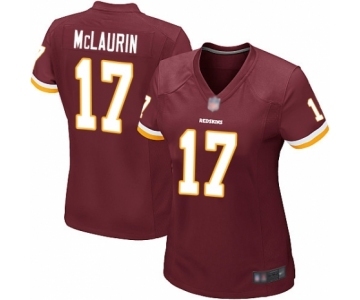 Women's Washington Redskins #17 Terry McLaurin Game Burgundy Red Team Color Football Jersey