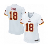 Women's Washington Redskins #18 Trey Quinn Game White Football Jersey