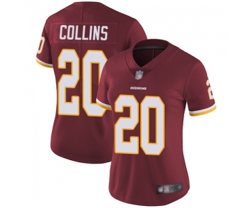 Women's Washington Redskins #20 Landon Collins Burgundy Red Team Color Vapor Untouchable Limited Player Football Jersey