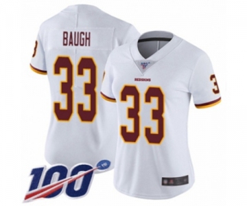 Women's Washington Redskins #33 Sammy Baugh White Vapor Untouchable Limited Player 100th Season Football Jersey