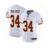 Women's Washington Redskins #34 Wendell Smallwood White Vapor Untouchable Limited Player Football Jersey