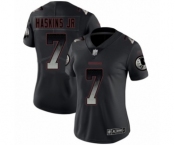 Women's Washington Redskins #7 Dwayne Haskins Limited Black Smoke Fashion Football Jersey