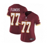 Women's Washington Redskins #77 Ereck Flowers Burgundy Red Team Color Vapor Untouchable Limited Player Football Jersey