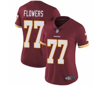 Women's Washington Redskins #77 Ereck Flowers Burgundy Red Team Color Vapor Untouchable Limited Player Football Jersey