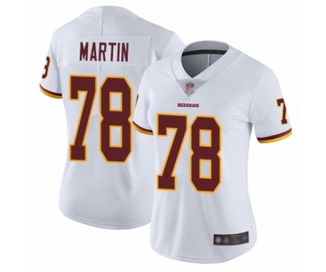 Women's Washington Redskins #78 Wes Martin White Vapor Untouchable Limited Player Football Jersey