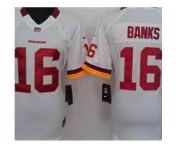 nike women nfl jerseys Washington Redskins #16 Banks White [nike]