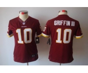 nike women nfl jerseys washington redskins #10 griffin iii red[nike limited]