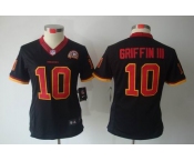 nike women nfl jerseys washington redskins #10 griffiniii black[80th nike limited]