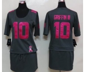 nike women nfl jerseys washington redskins #10 griffiniii dk.grey[breast cancer awareness]