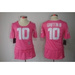 nike women nfl jerseys washington redskins #10 griffiniii pink[breast cancer awareness]