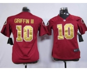 nike women nfl jerseys washington redskins #10 griffiniii red(80 anniversary)