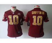 nike women nfl jerseys washington redskins #10 griffiniii red[80th nike limited]