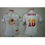 nike women nfl jerseys washington redskins #10 griffiniii white[2012 fem fan]