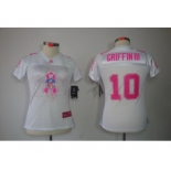 nike women nfl jerseys washington redskins #10 griffiniii white[breast cancer awareness fashion]