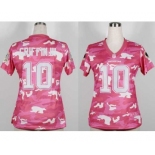 nike women nfl jerseys washington redskins #10 robert griffin iii burgundy pink[fashion camo]