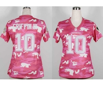 nike women nfl jerseys washington redskins #10 robert griffin iii burgundy pink[fashion camo]