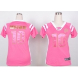 nike women nfl jerseys washington redskins #10 robert griffin iii pink[fashion Rhinestone sequins]