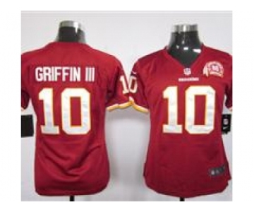 nike women nfl jerseys washington redskins #10 robert griffiniii whih[80th red jerseys]