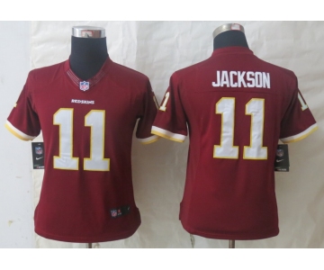 nike women nfl jerseys washington redskins #11 jackson  red[nike limited]