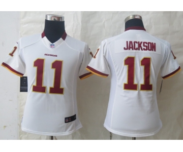 nike women nfl jerseys washington redskins #11 jackson  white[nike limited]