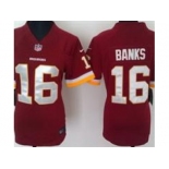 nike women nfl jerseys washington redskins #16 banks red[nike]