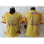 nike women nfl jerseys washington redskins #46 alfred morris gold[nike drift fashion]