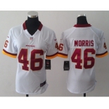 nike women nfl jerseys washington redskins #46 morris white[nike]